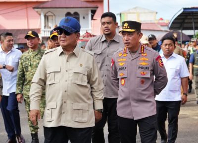 Prabowo Tiba Di Sumatera Utara, Tinjau Banjir Dan Longsor