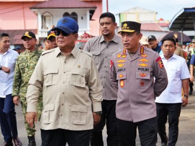 Prabowo Tiba Di Sumatera Utara, Tinjau Banjir Dan Longsor